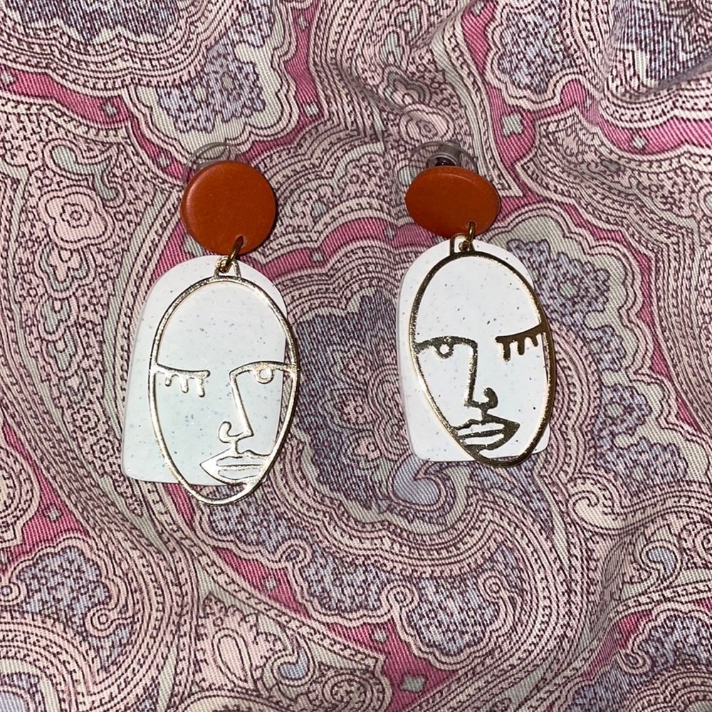 Abstract Earrings